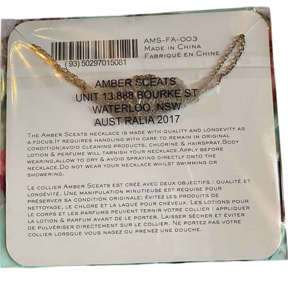 NWOT Amber Sceats Double Coin Necklace - Picture 2 of 2